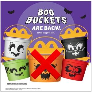2025 McDonald’s Boo Buckets